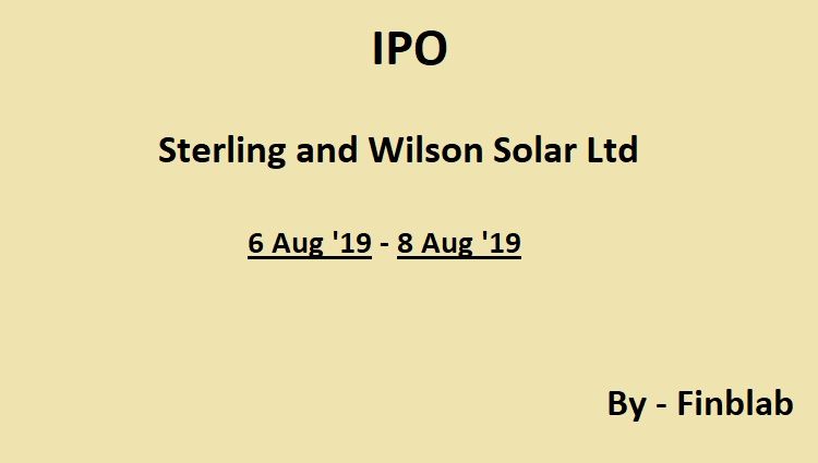 Sterling and Wilson Solar Ltd